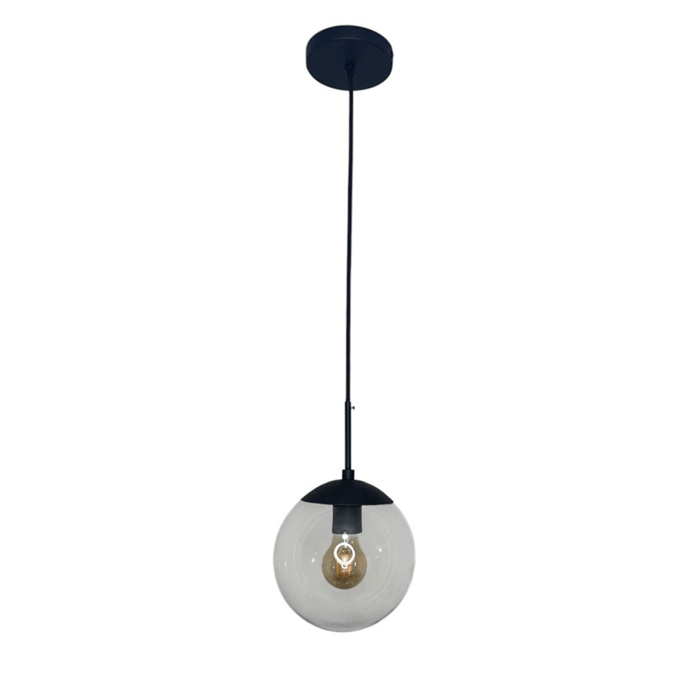 Lámpara Clásica colgante Cristal con Diseño de Bomba Flotante