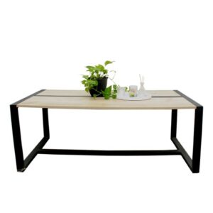 mesa de madera rectangular